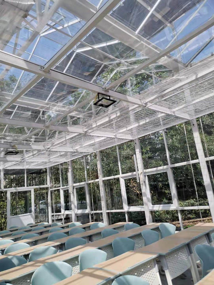 glass greenhouse